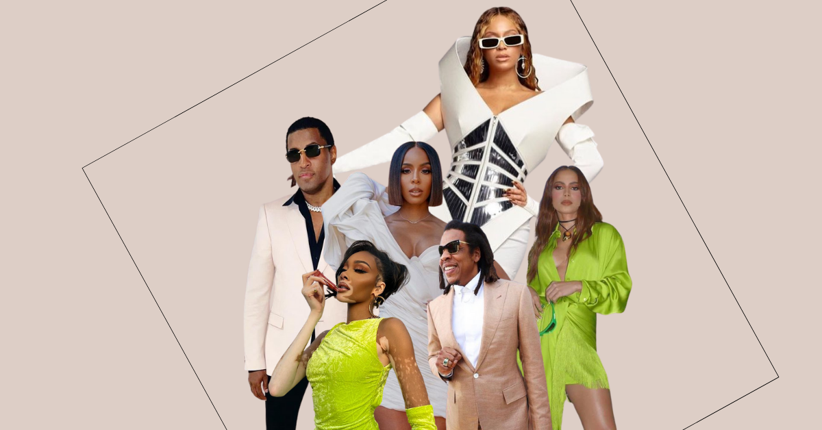 Such as Beyoncé in Gareth Pugh, Kelly Rowland in Ashi Studio, Winnie Harlow in Versace and More