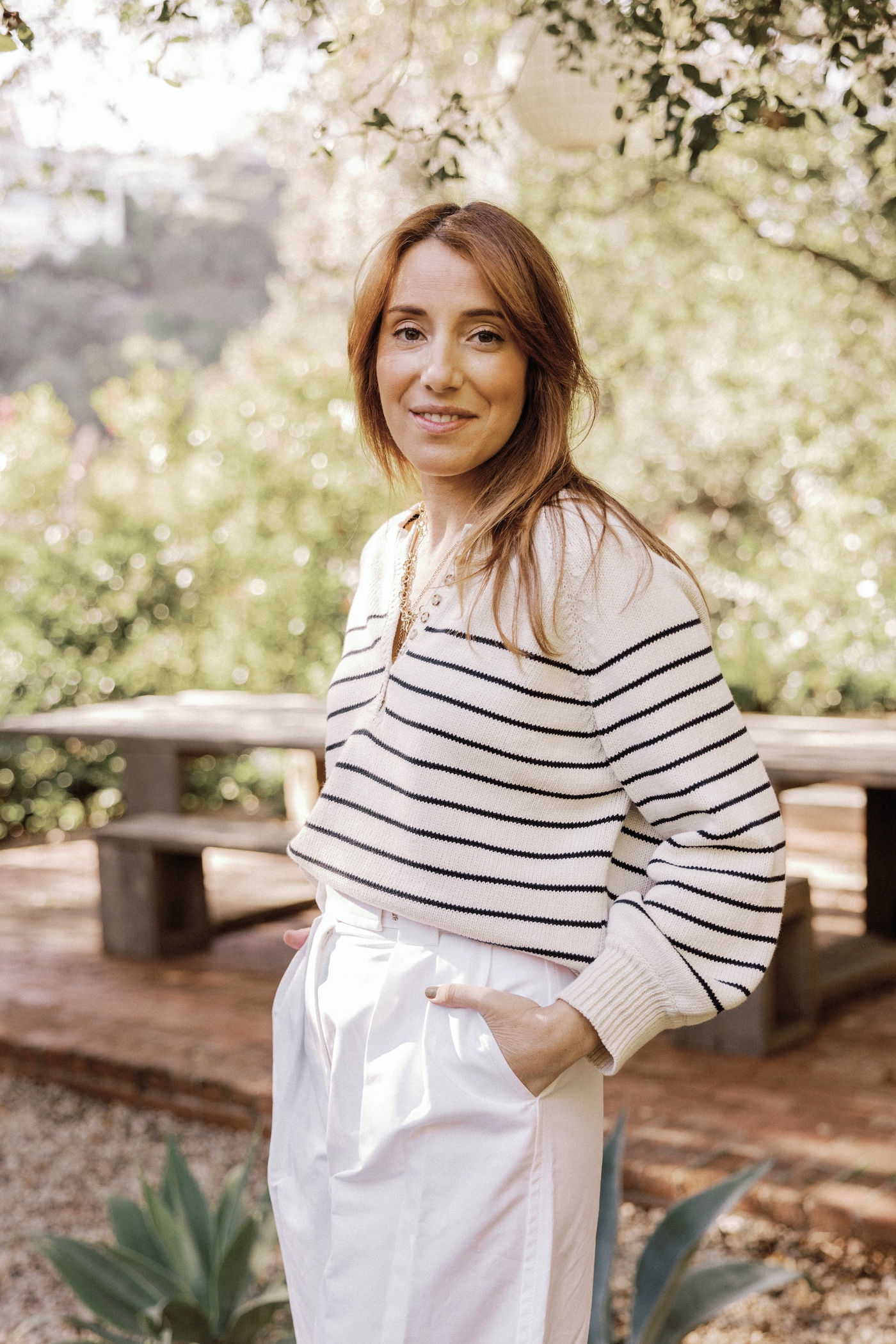 Chef Camilla Marcus Hosts a Backyard Lunch at Home in LA