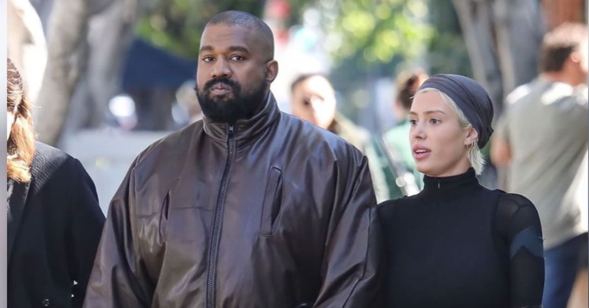 Kanye West and Wife Bianca Sensori Go Searching on Melrose Wearing Balenciaga