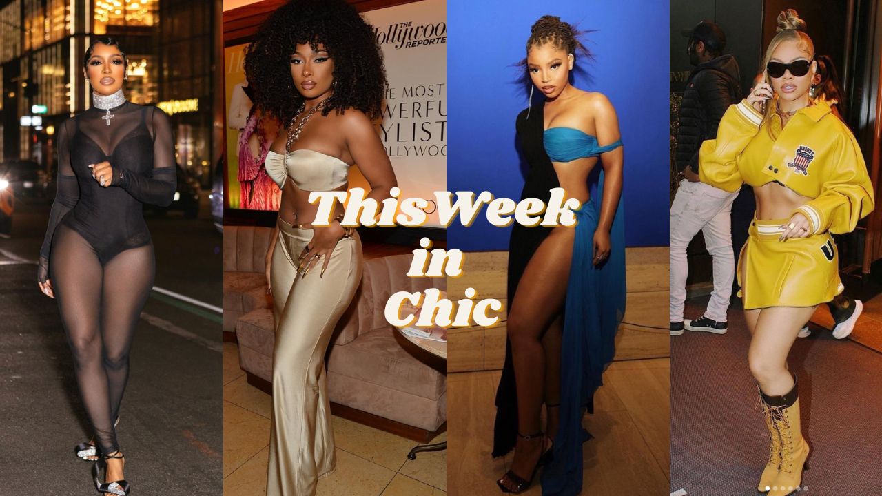 Megan Thee Stallion in Paco Rabanne, Porsha Guobadia in Dolce & Gabbana, Chloe Bailey in Jean Paul Gaultier & Additional