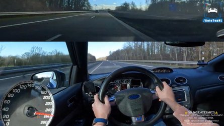 2009 Ford Focus RS With I5 Engine Sounds Glorious On The Autobahn