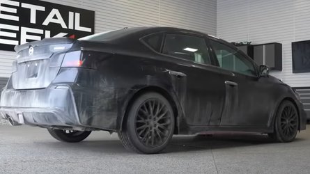 See A 2017 Nissan Sentra Nismo With The Worst Black Paint Get Makeover