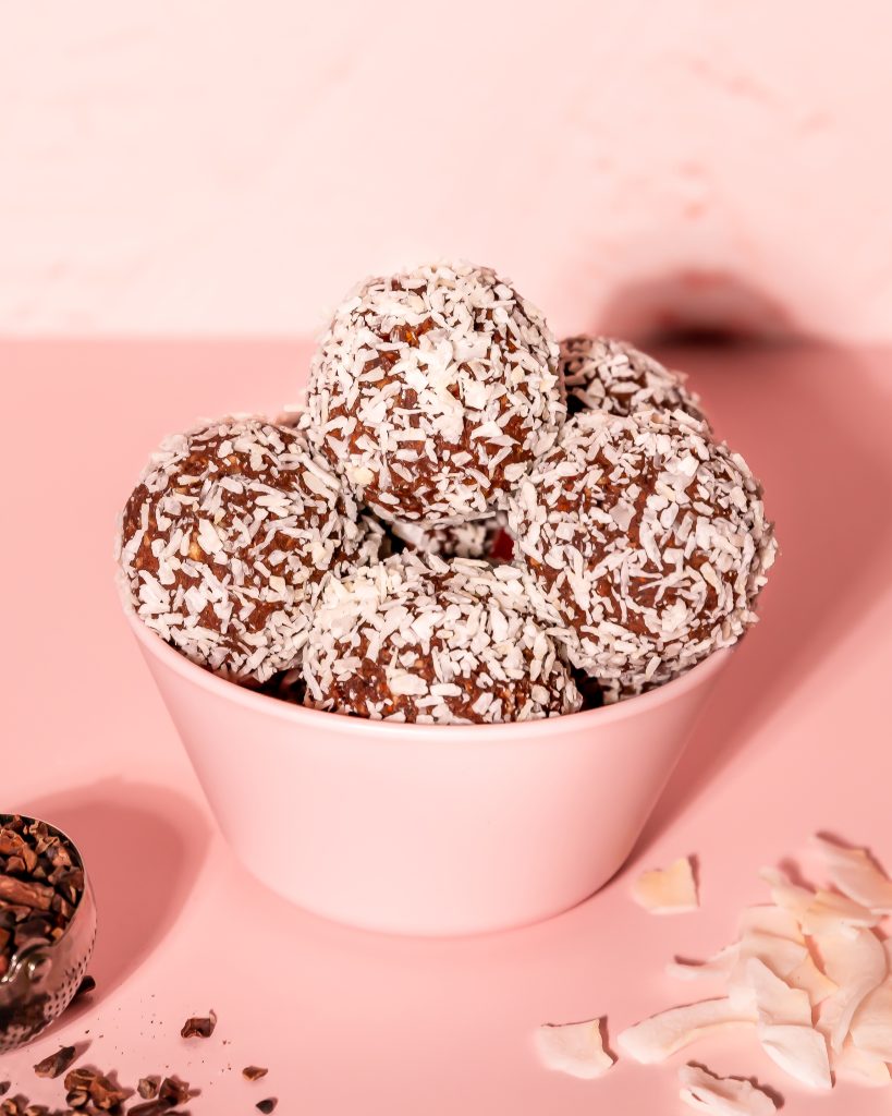 CACAO-NUT PROTEIN BALLS – Love Sweat Fitness