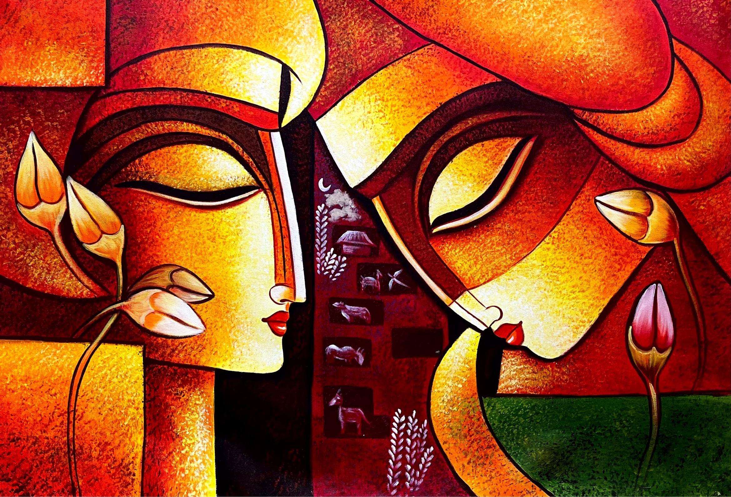 Elevate Your Bedroom Energy with Modern Art Paintings