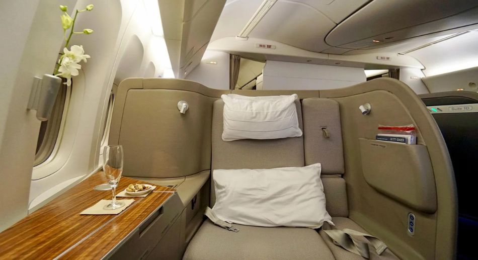Upgrading cathay pacific flight