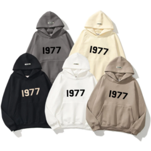 Essentials Half Zip High Collar Loose Hoodie
