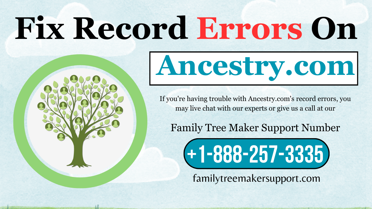 Fix Record Errors On Ancestry.com